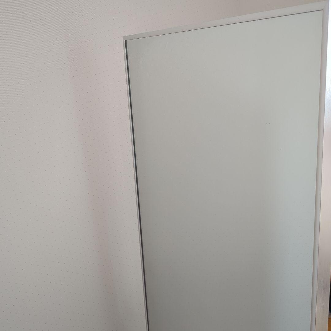 シルバー スタンドミラー シンプルデザイン