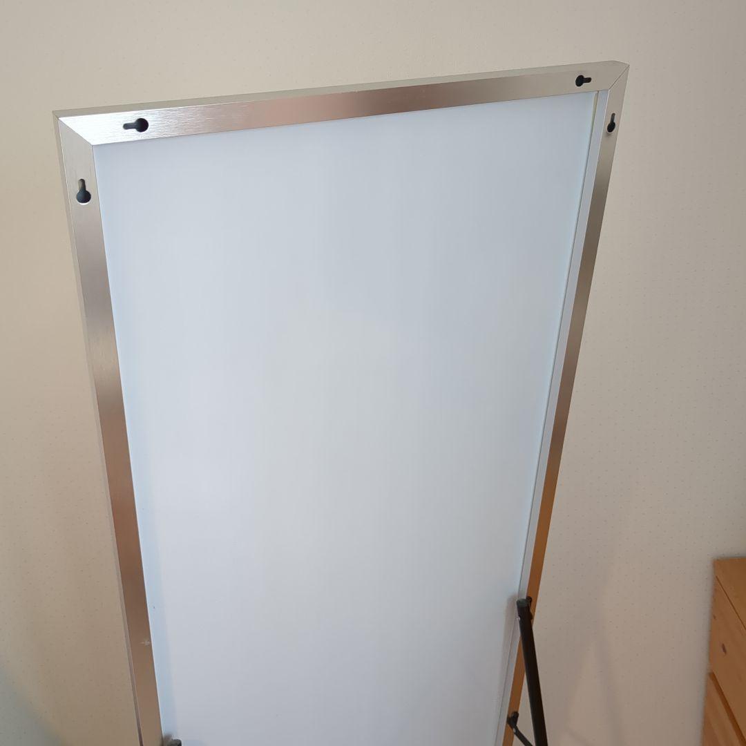 シルバー スタンドミラー シンプルデザイン