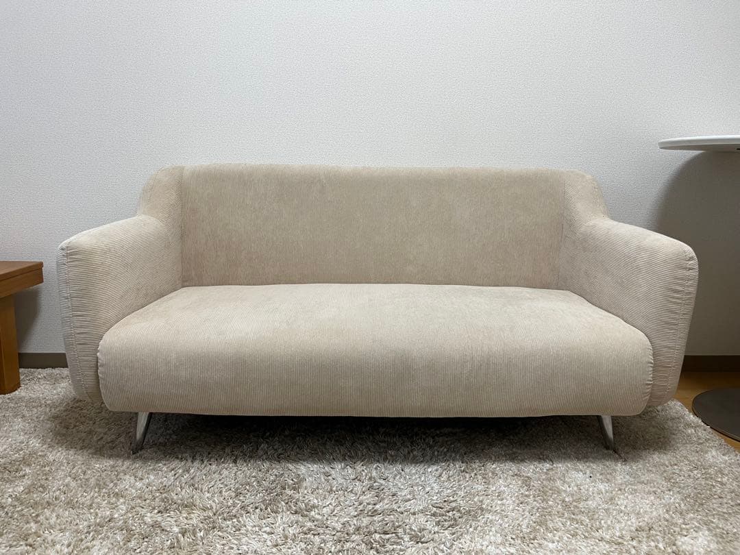 コーデュロイ調ソファ 韓国インテリア LOWYA