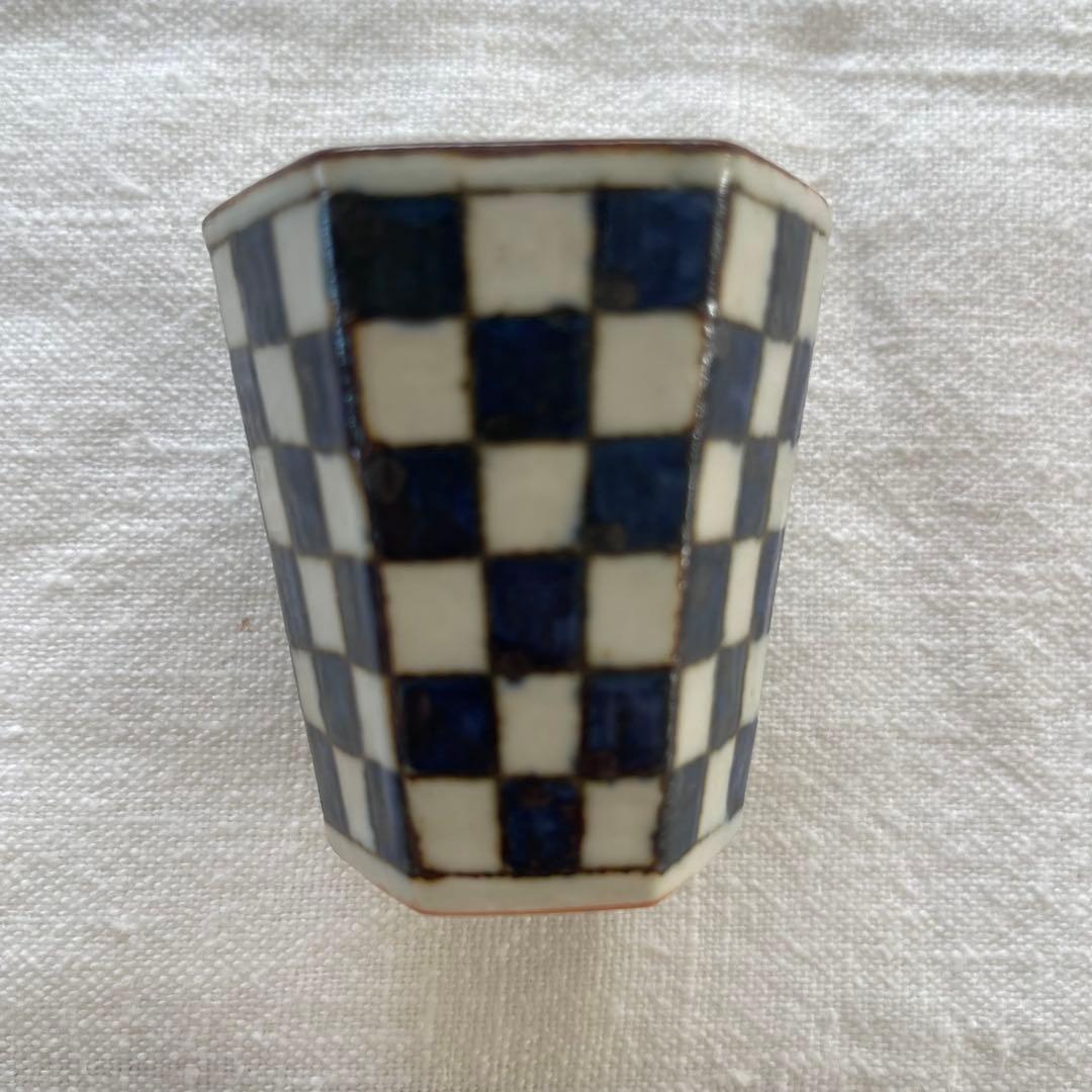 新品未使用‼️人気作家 高島大樹さん　市松八角杯 2個セット
