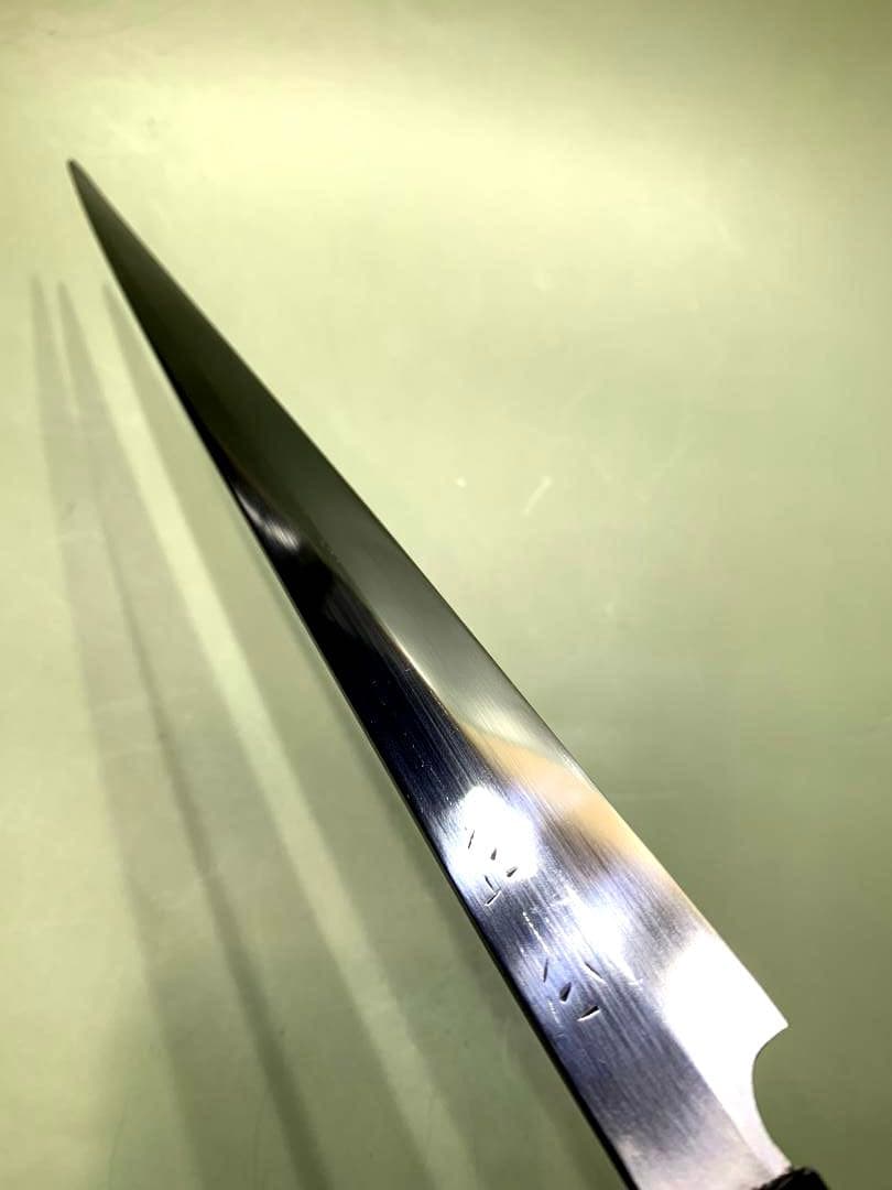 正本　柳刃包丁　刃渡り25.5cm