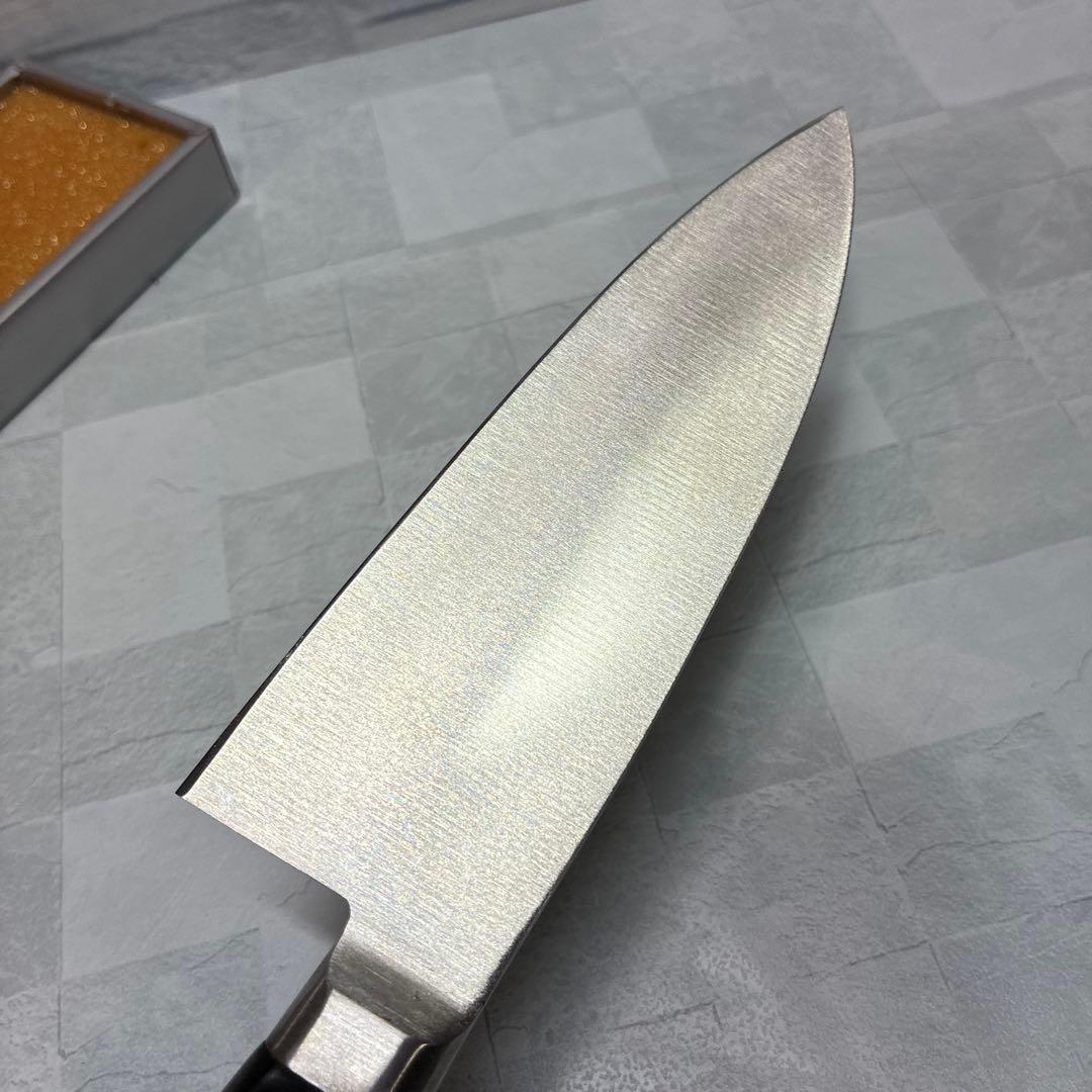 映博 出刃包丁 研ぎ済 ステンレス 洋出刃 片刃 本研