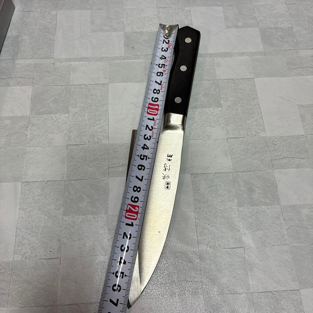 映博 出刃包丁 研ぎ済 ステンレス 洋出刃 片刃 本研