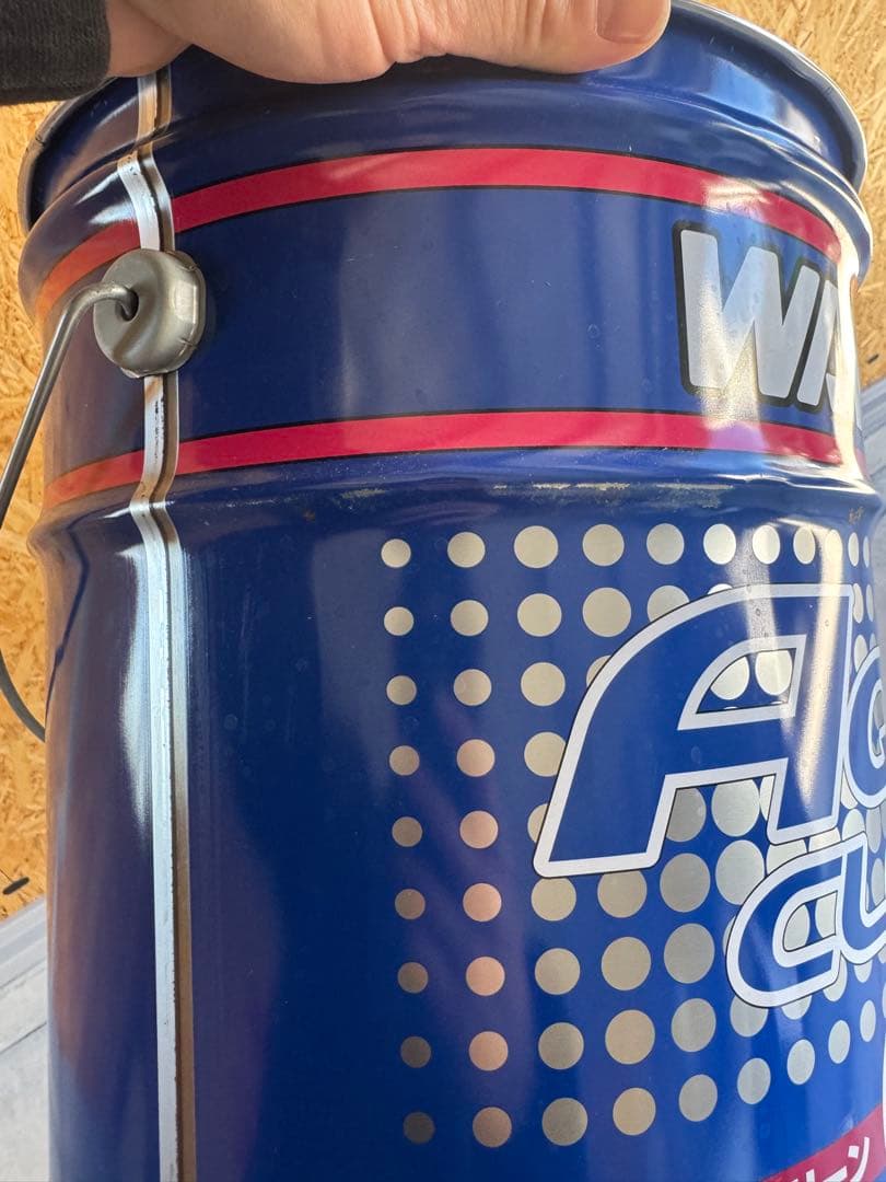 火消し　ペール缶　使い方色々　ガレージ　BBQ インテリア