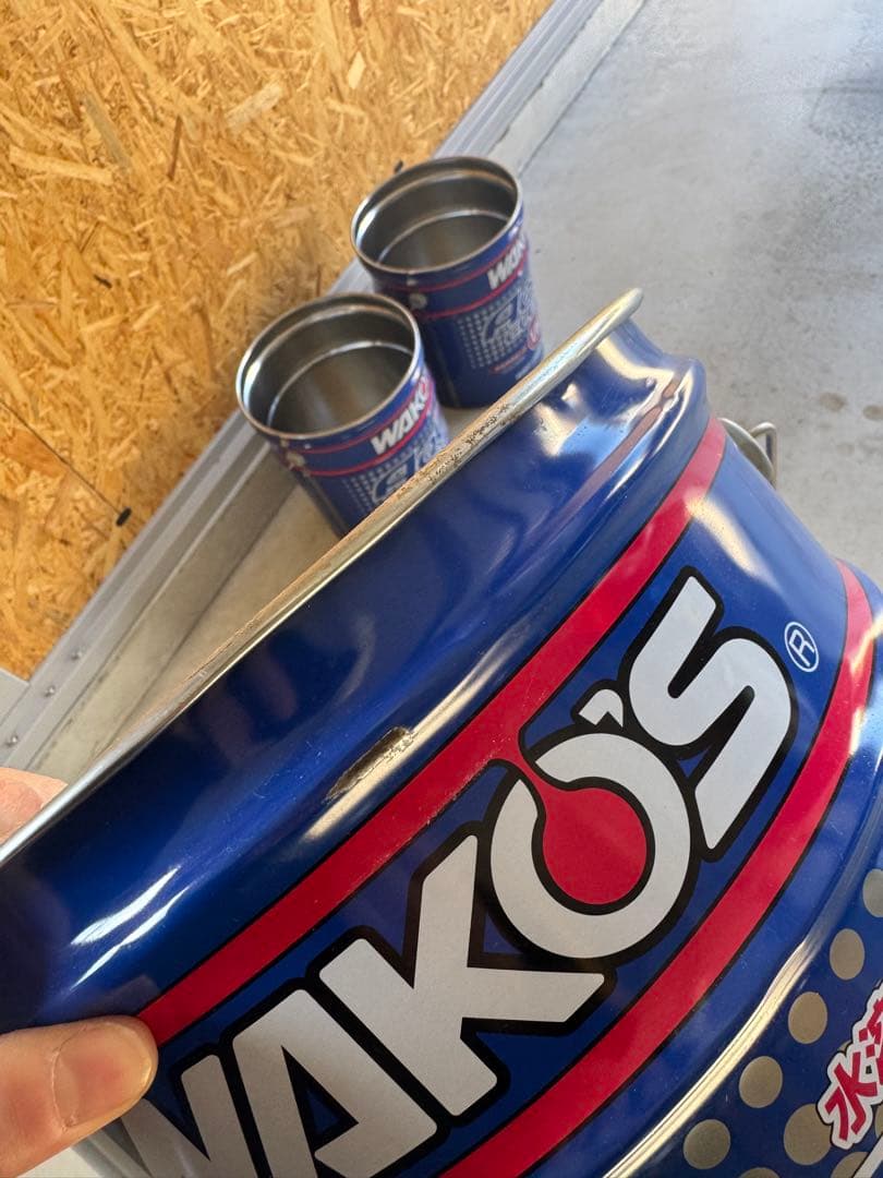 火消し　ペール缶　使い方色々　ガレージ　BBQ インテリア