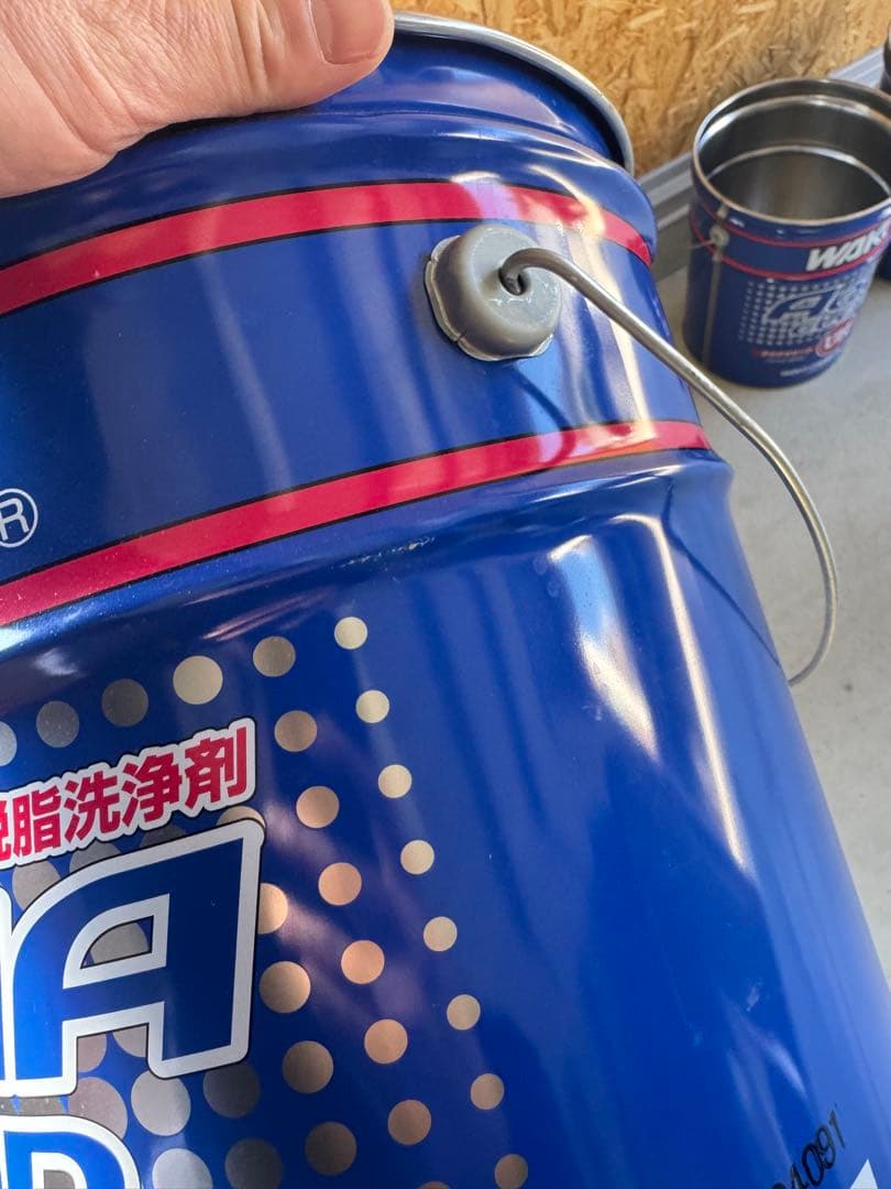 火消し　ペール缶　使い方色々　ガレージ　BBQ インテリア