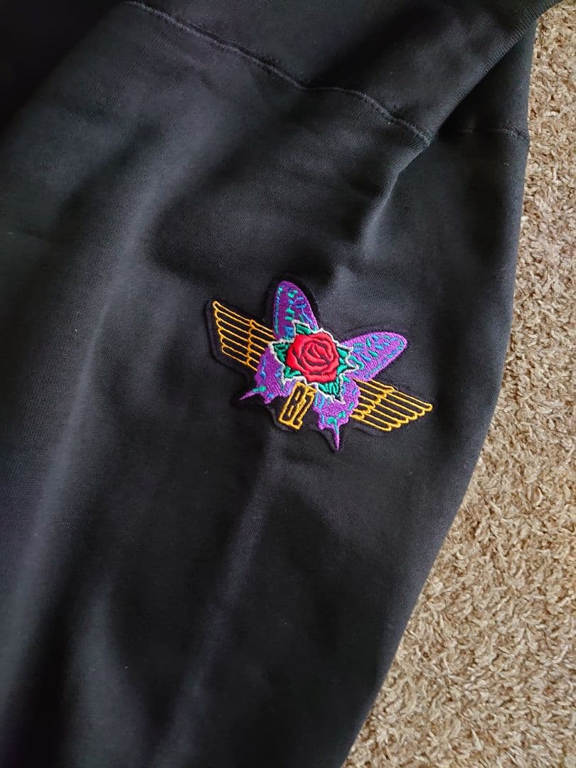 b'z LIVE GYM 1993 run ツアー パーカー 稲葉浩志 松本孝弘 - メルカリ