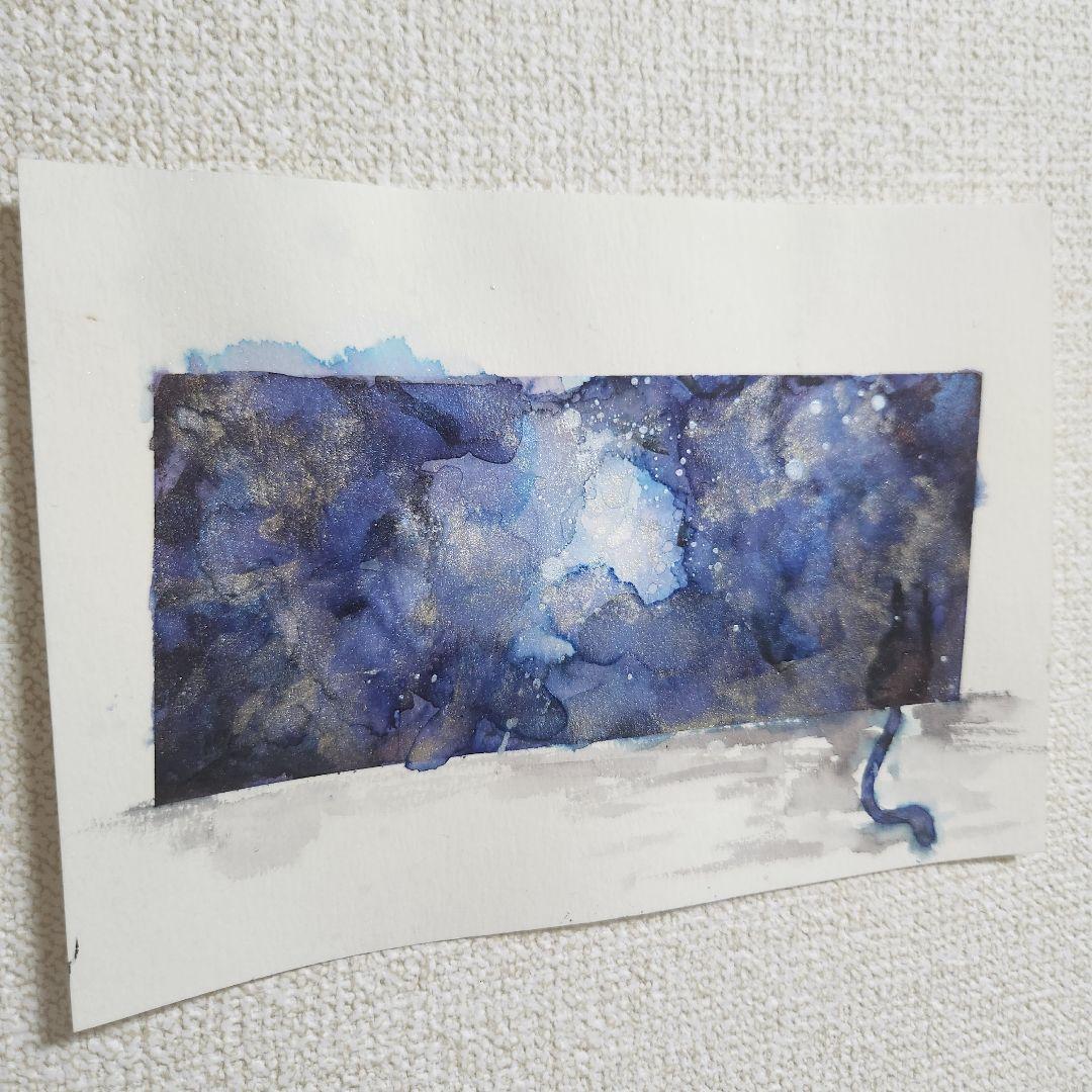 水彩画 抽象画 ハンドメイド - メルカリ