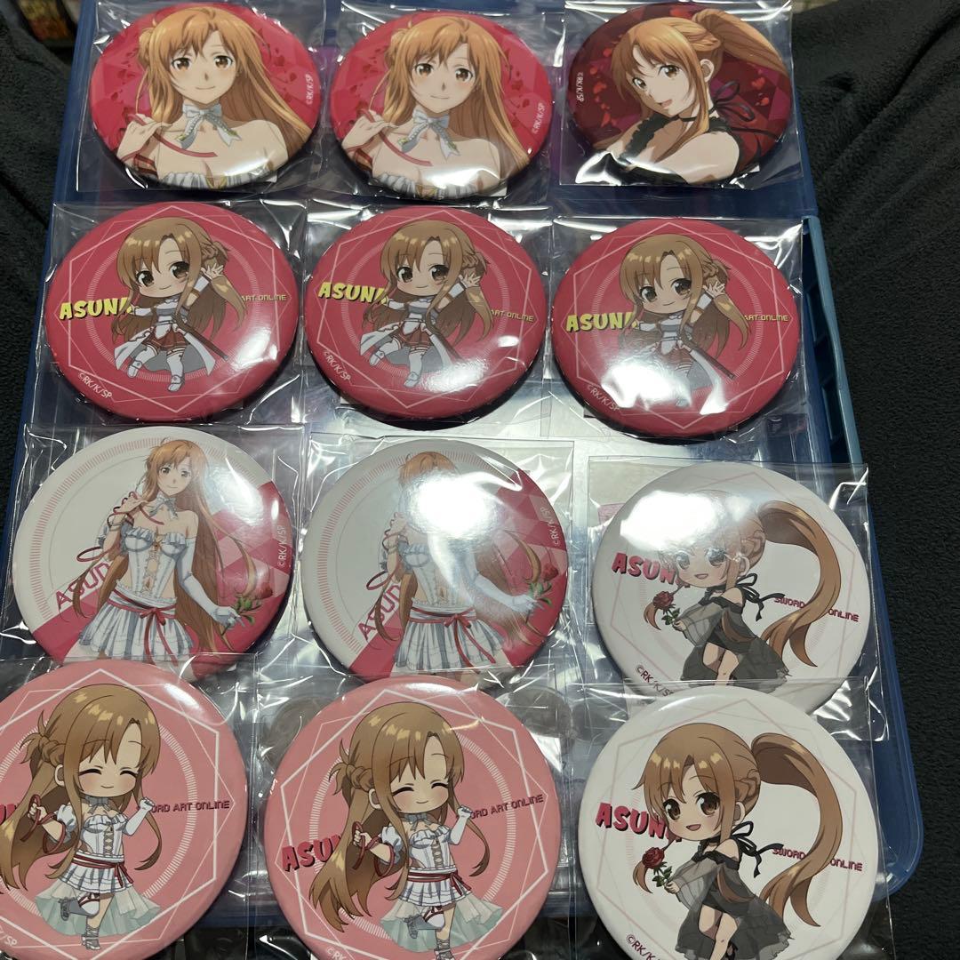 SAO ソードアート・オンライン くじ引き堂 アスナ D賞 缶バッジ - メルカリ