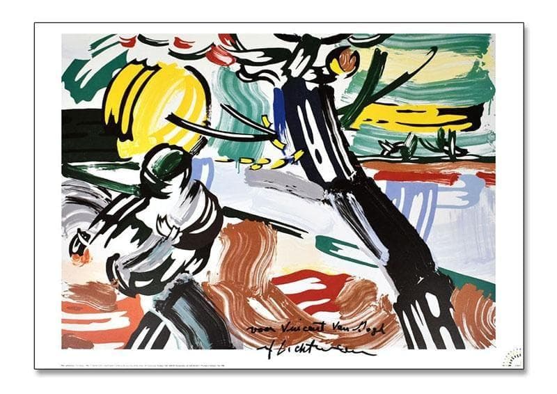 額装済/The Sower 1985（ロイ リキテンスタイン）/アートポスター