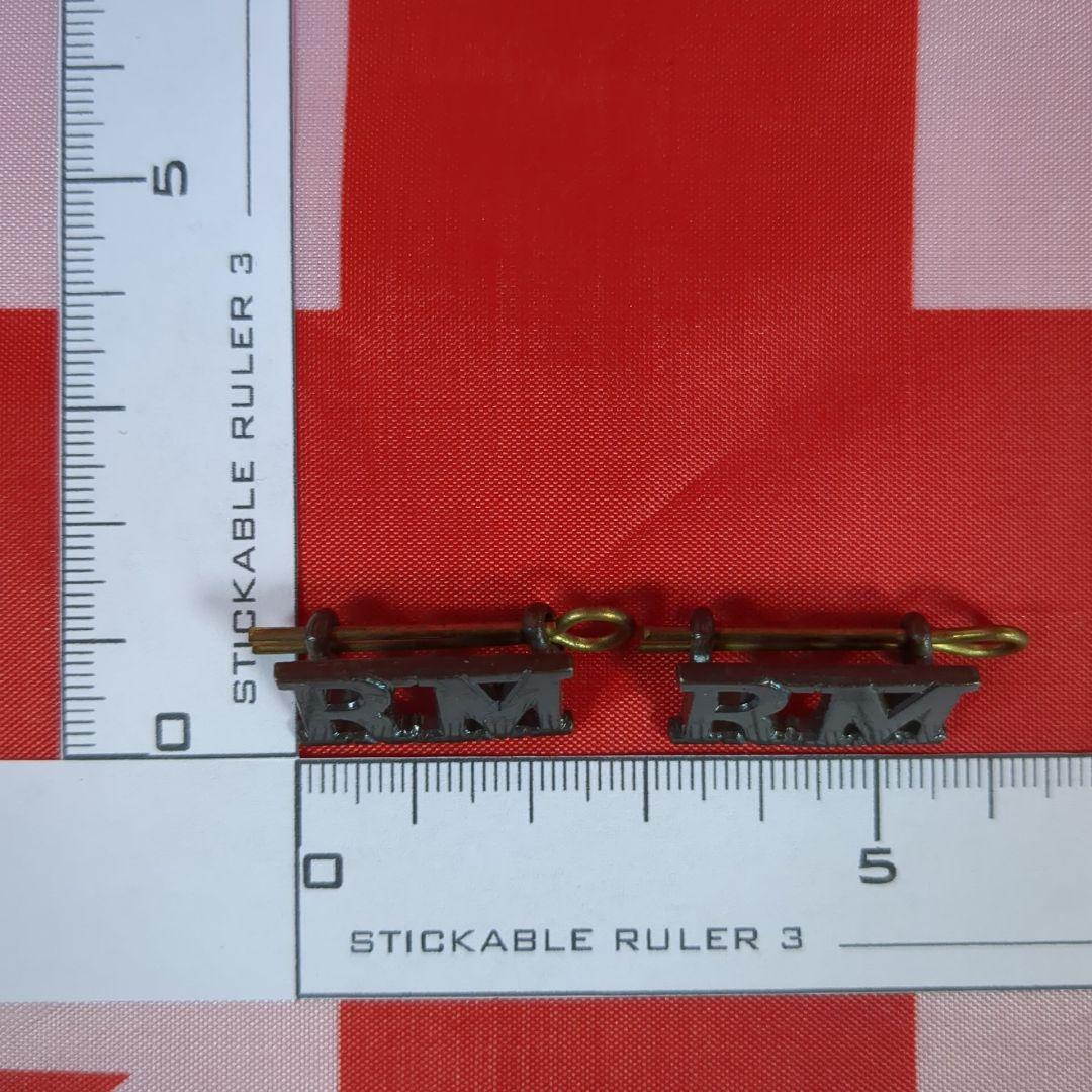 イギリス軍海兵隊 ベレー帽 RMショルダータイトルバッジ