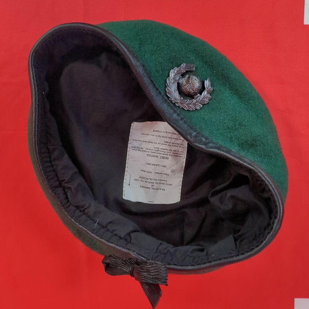 イギリス軍海兵隊 ベレー帽 RMショルダータイトルバッジ