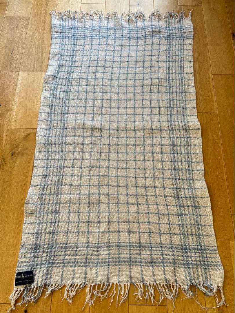 ラルフローレンRALPH LAUREN HOME ラグマット100%リネン - メルカリ