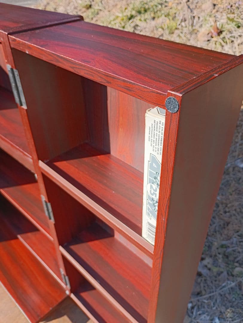 非売品 ヴィンテージ 収納ラック 棚 FUJI VHS ビデオテープ 100本