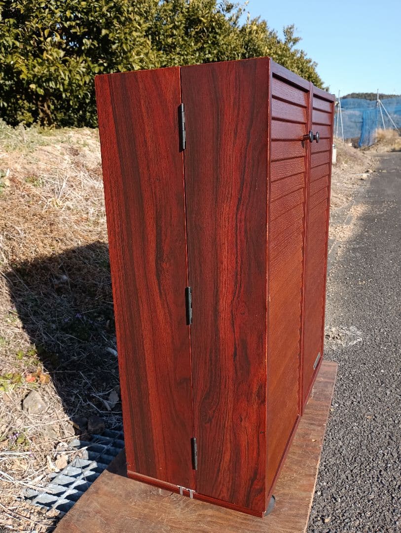 非売品 ヴィンテージ 収納ラック 棚 FUJI VHS ビデオテープ 100本