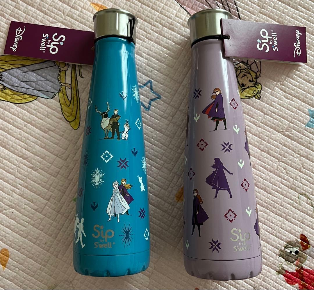 スウェル ステンレスボトル アナ雪 Sip by S'well 2本セット - メルカリ
