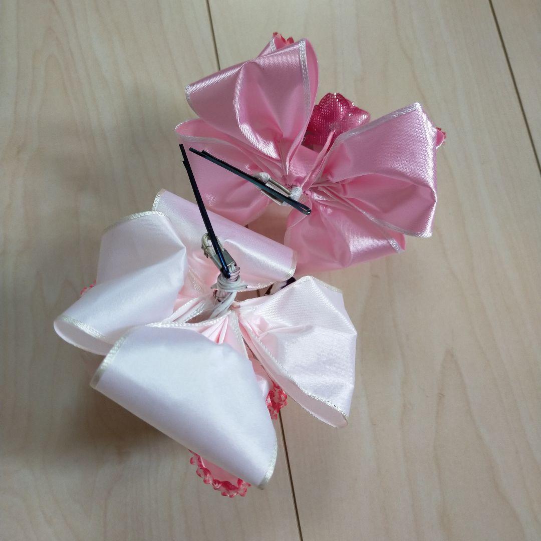 七五三用 赤系 花柄 華やか着物 振袖 小物 草履 7歳女の子 可愛い レトロ