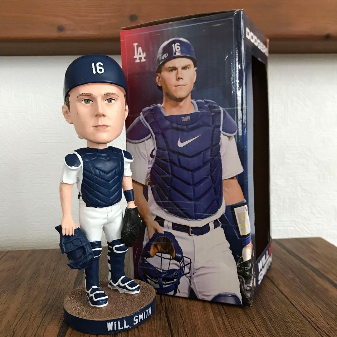 ロサンゼルス ドジャース ウィルスミス捕手 ボブルヘッド - メルカリ