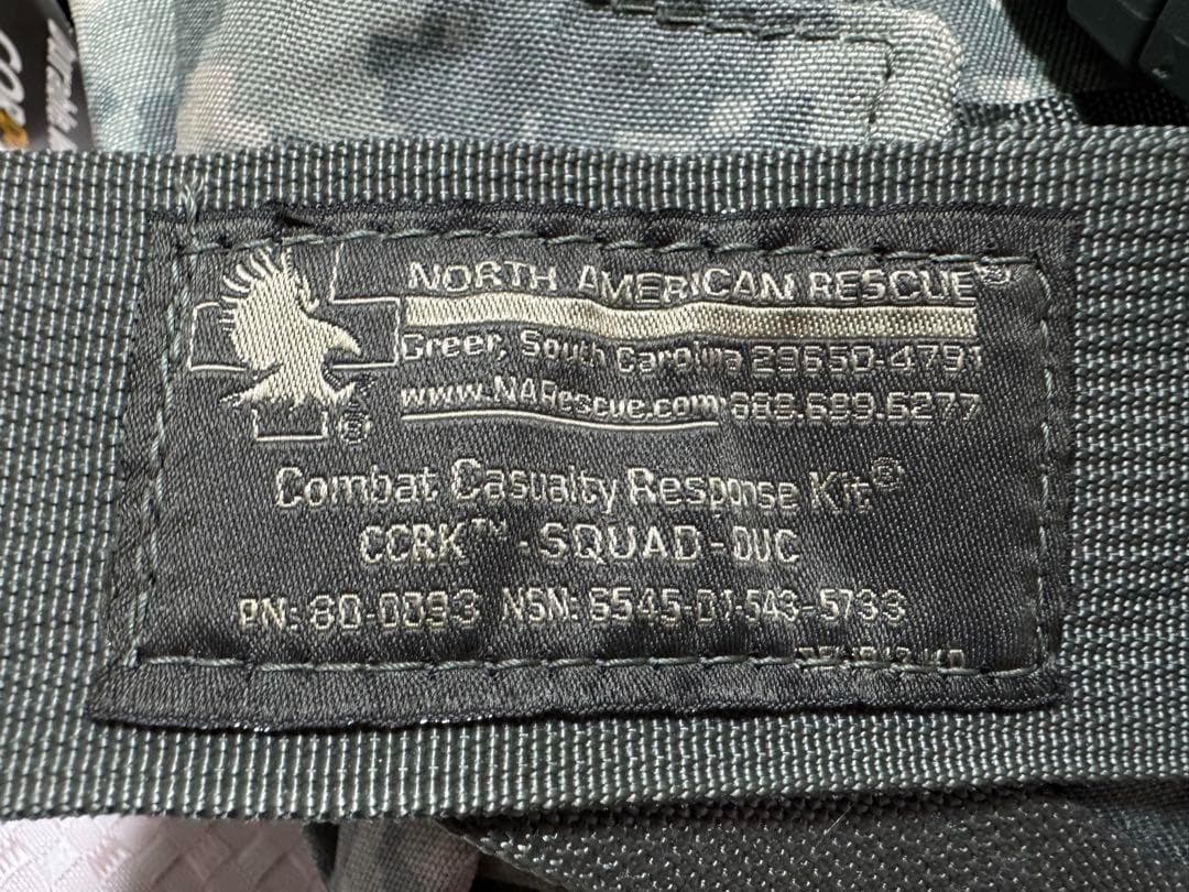 米軍 実物 ノースアメリカンレスキュー ウエストバッグ