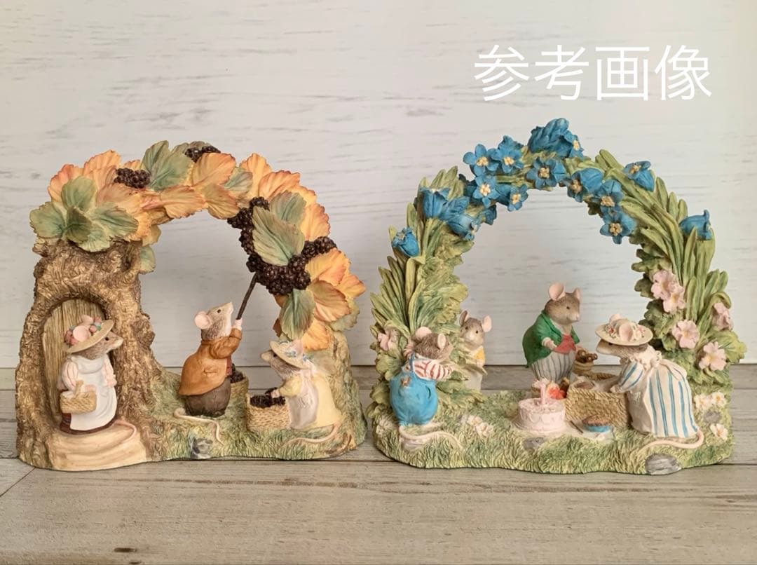 希少】ブランブリーヘッジ 春 spring タブロー フィギュリン 置物