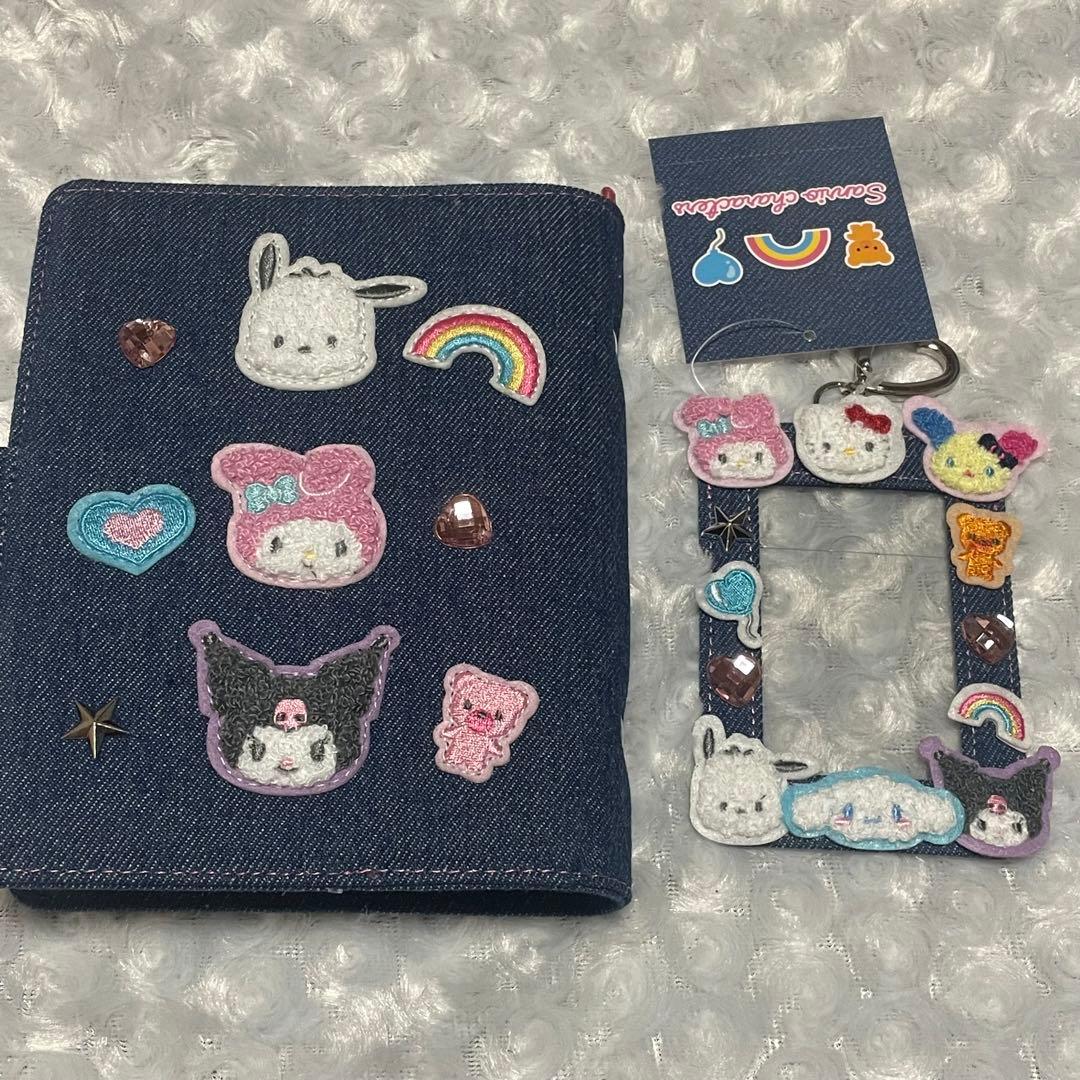 サンリオ デニム ワッペン バインダー トレカケース - メルカリ