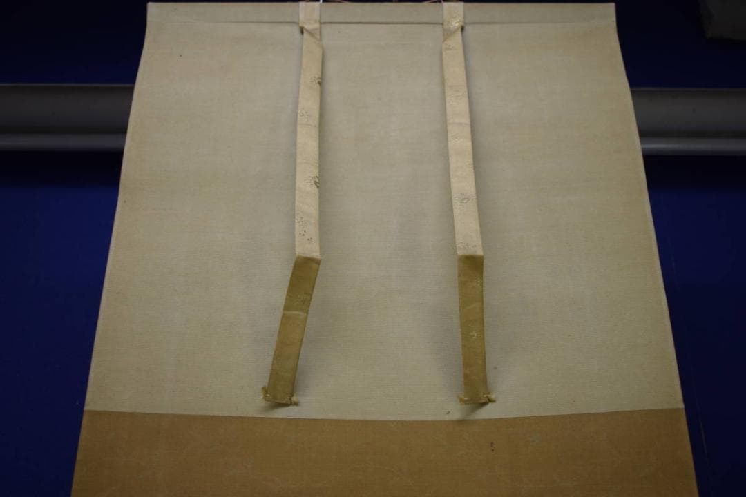 真作/寺崎広業/山水月下帆船図/布袋屋掛軸HI-28 - メルカリ