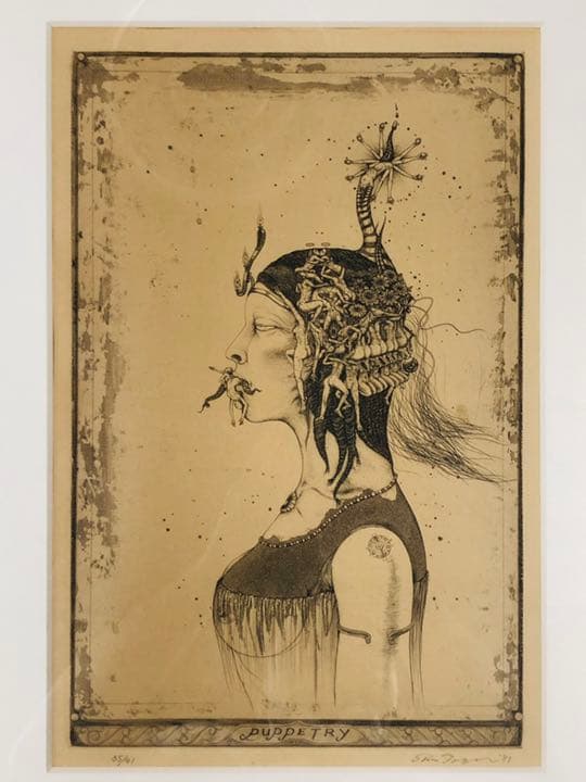 幻の名作❗️多賀新-虚飾 江戸川乱歩の表紙絵の実物特別頒布 - メルカリ