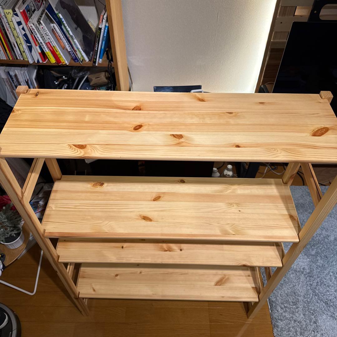 無印良品 パイン材ユニットシェルフ奥行25cmタイプ・86cm幅・中