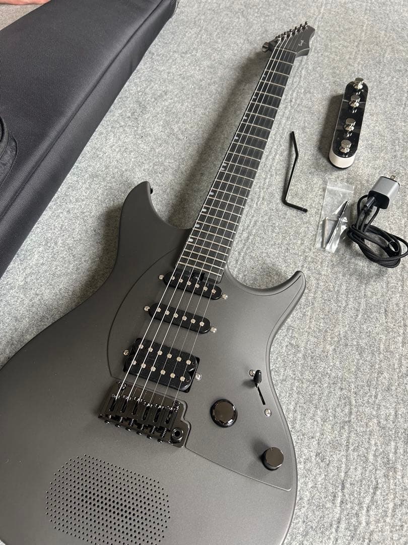 美品 enya エレキギター マットブラック フットスイッチ付き - メルカリ