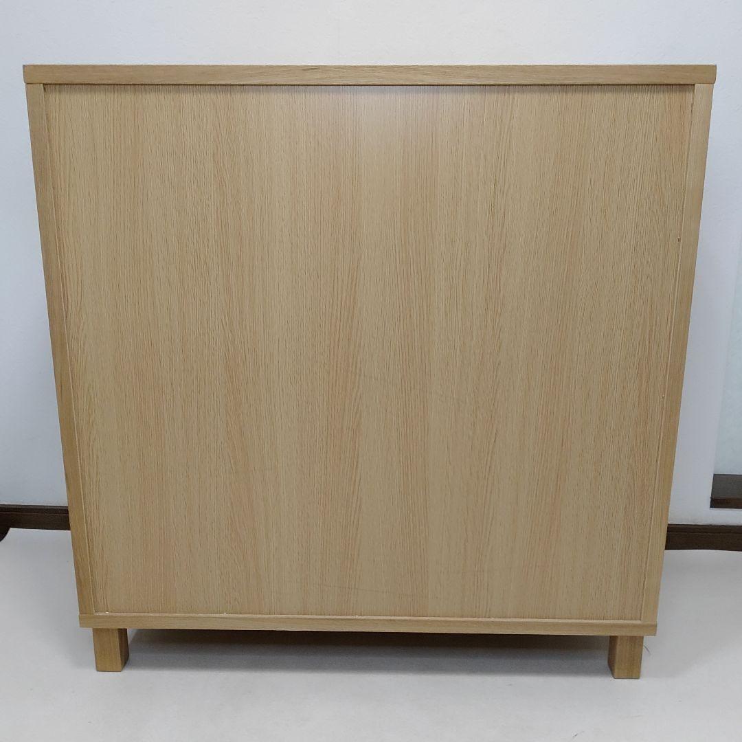 美品　廃盤希少　MUJI　無印良品　ガラスキャビネット　食器棚　送料無料