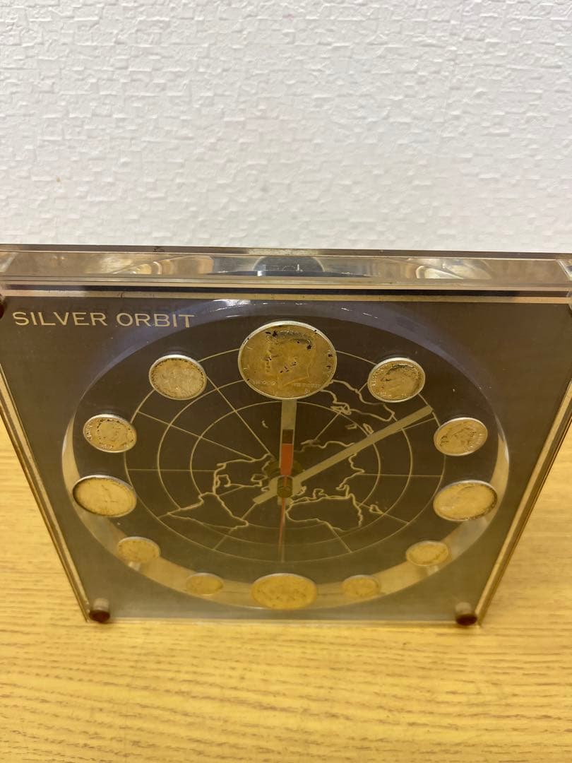 昭和レトロ】SILVER ORBIT Marion-Kay 時計 アンティーク