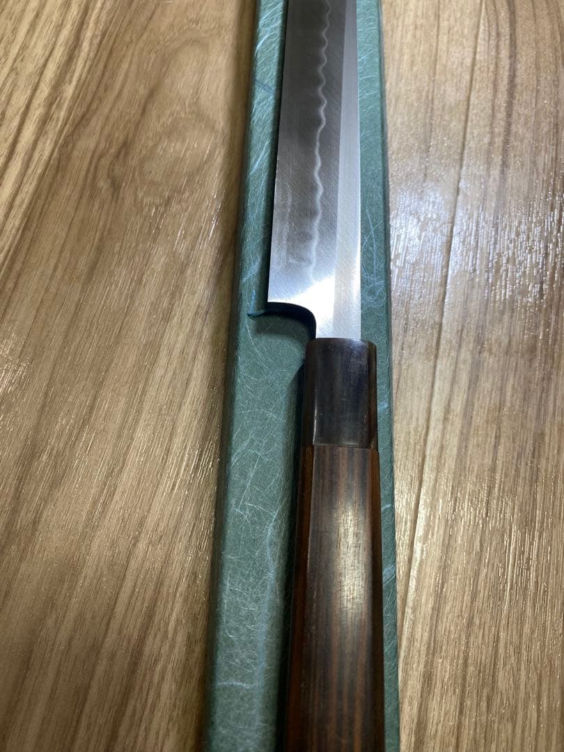 不動國行　玄海正国　フグ引き　水焼本焼　包丁　尺 波紋凄く綺麗