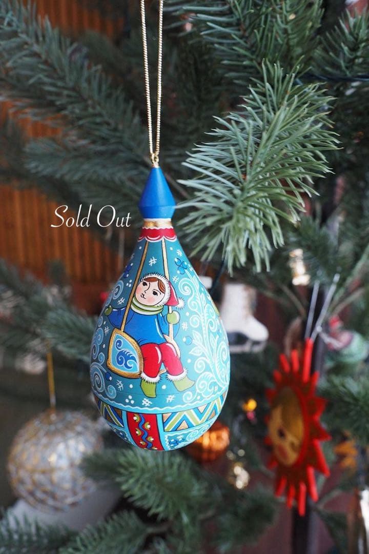 【30ロシア雑貨☆マトリョーシカ『Russian Winter』5Pオリガ作