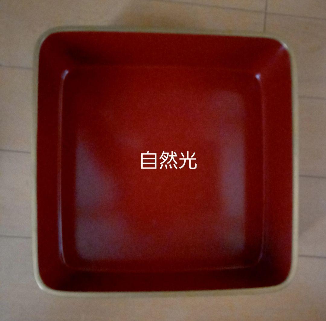 会津塗りの重箱、新品