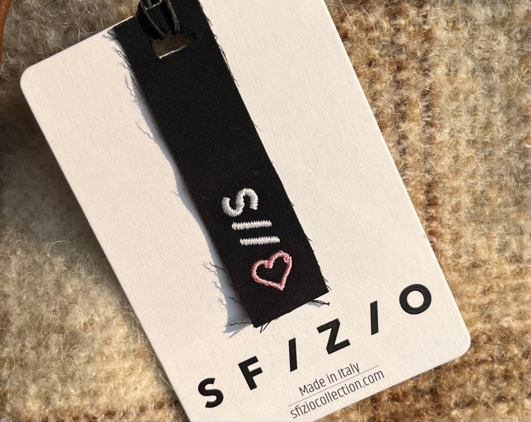 SF/Z/I チェック柄　ベージュ　ブラウン　大きめバッグ