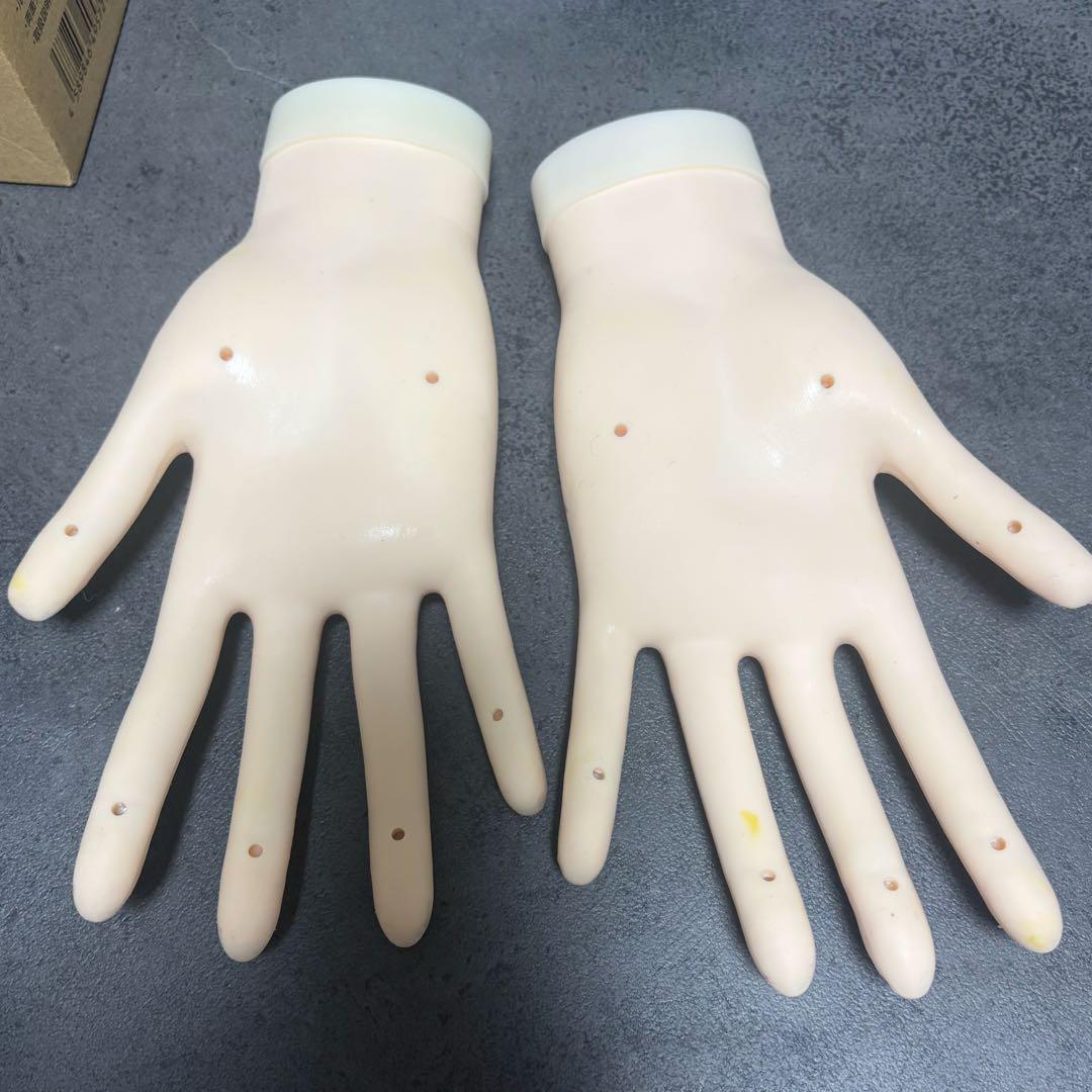 ネイル ネイル検定　認定ハンド✖️2つ