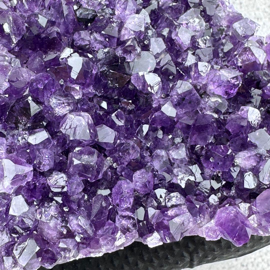 G-179高品質アメジスト クラスター ドーム　ウルグアイ産 高濃度 天然石