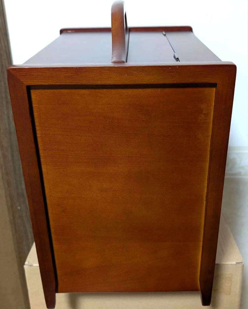 【未使用】木製ドレッサー ミラー付き 引き出し付き