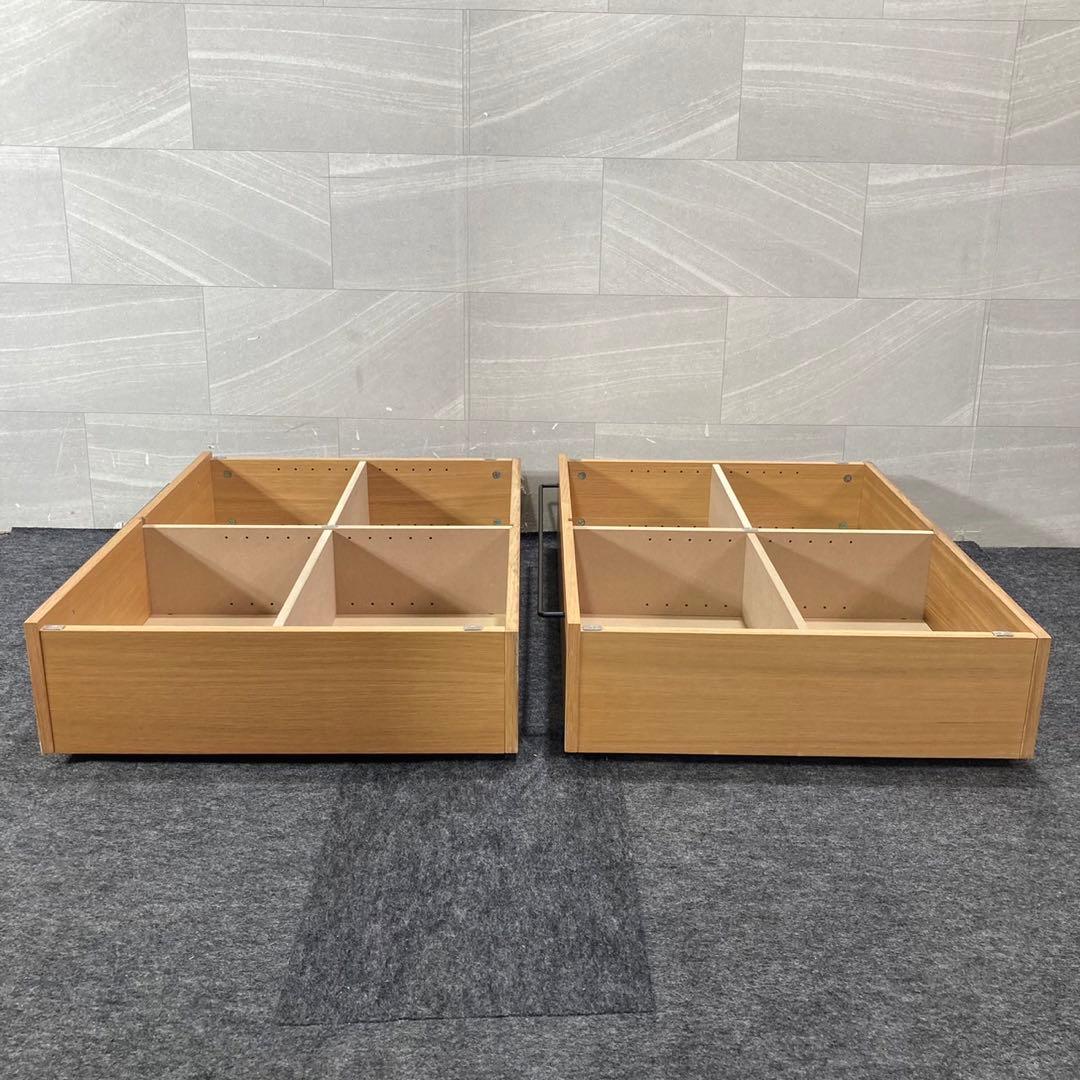 ナナちゃん① 無印良品 ベッドフレーム下収納 d4254