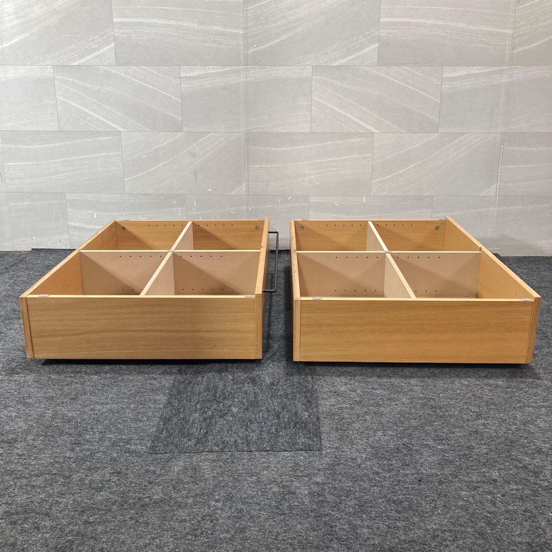 ナナちゃん① 無印良品 ベッドフレーム下収納 d4254