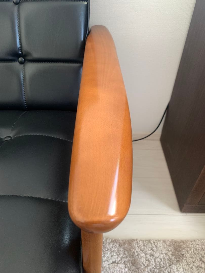 【24年購入品】カリモク60 Kチェア 1シーター スタンダードブラック