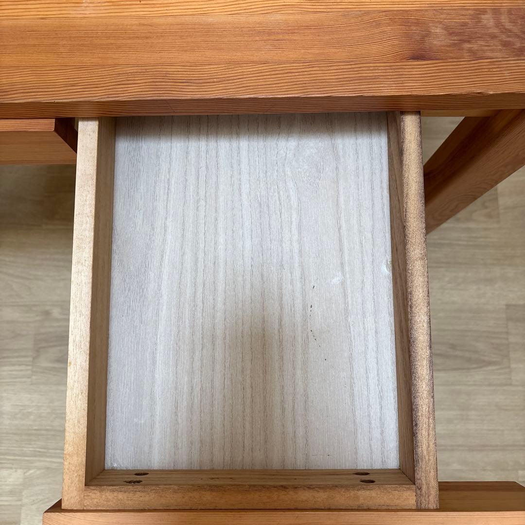 無印良品　パイン材　学習机　勉強机