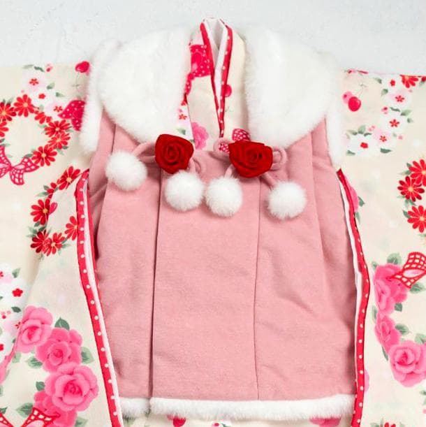 七五三被布フルセット　SEIKO MATUDA 専用箱付き　三歳　美品