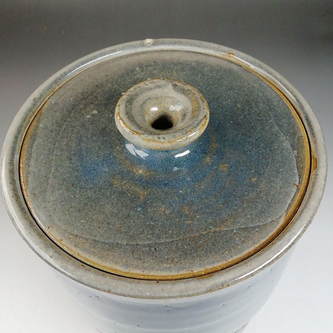 T686 水指 『熊野焼』『細水指』『皿谷実 造』 共箱 茶道具 - メルカリ