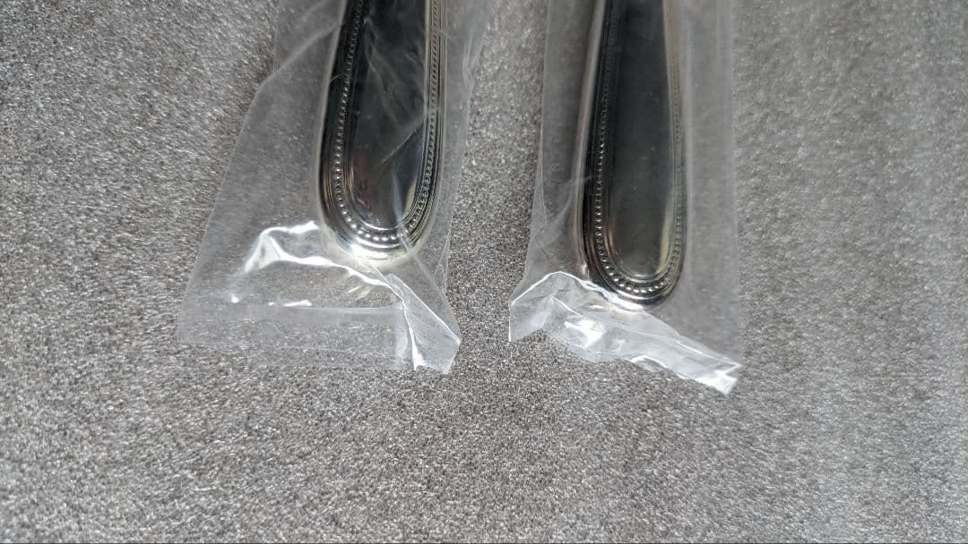 箱なし　クリストフル　スタンダードディナーフォーク　2本セット　パール