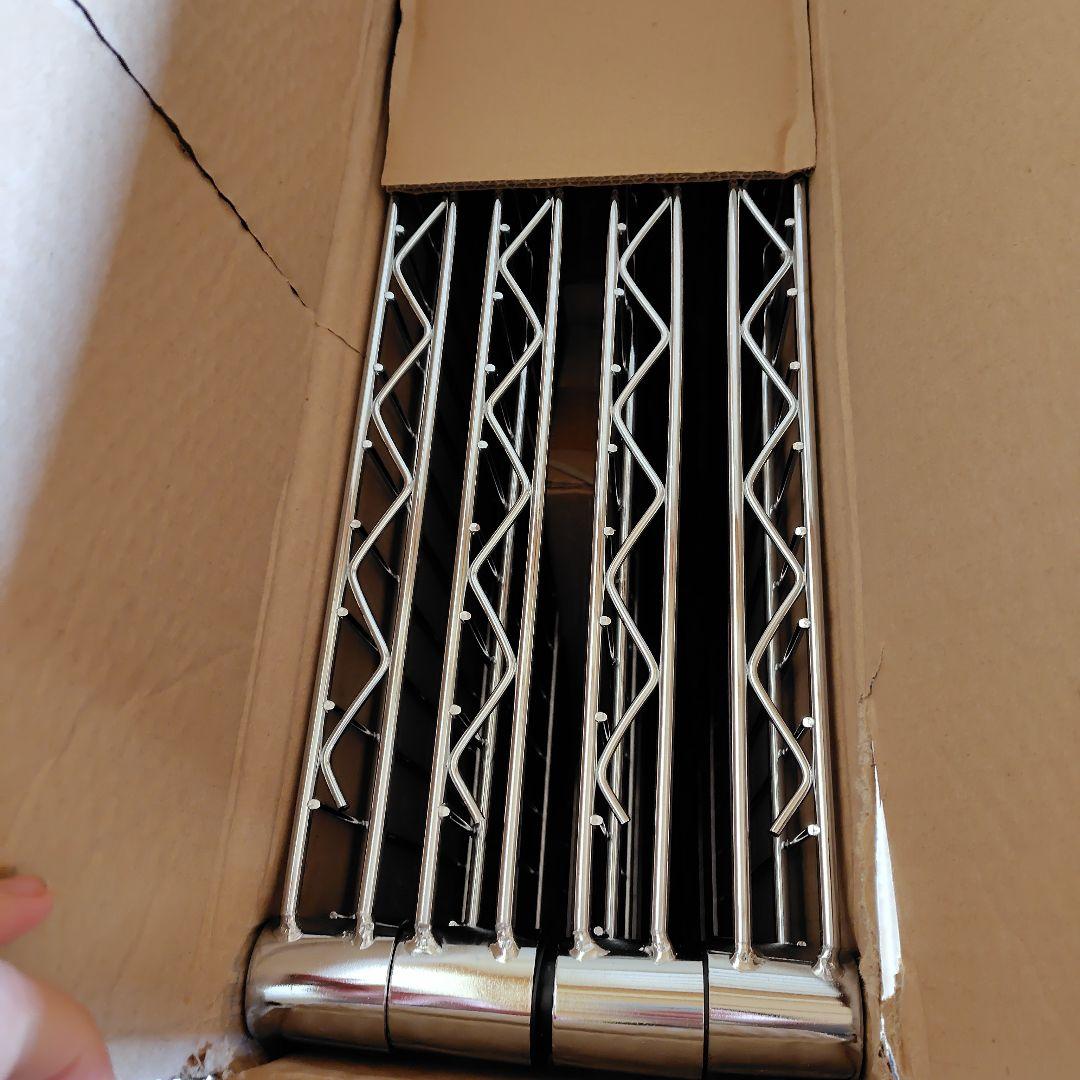 【新品】メタル４段ラック 耐荷重400kg 151✕91✕46cm