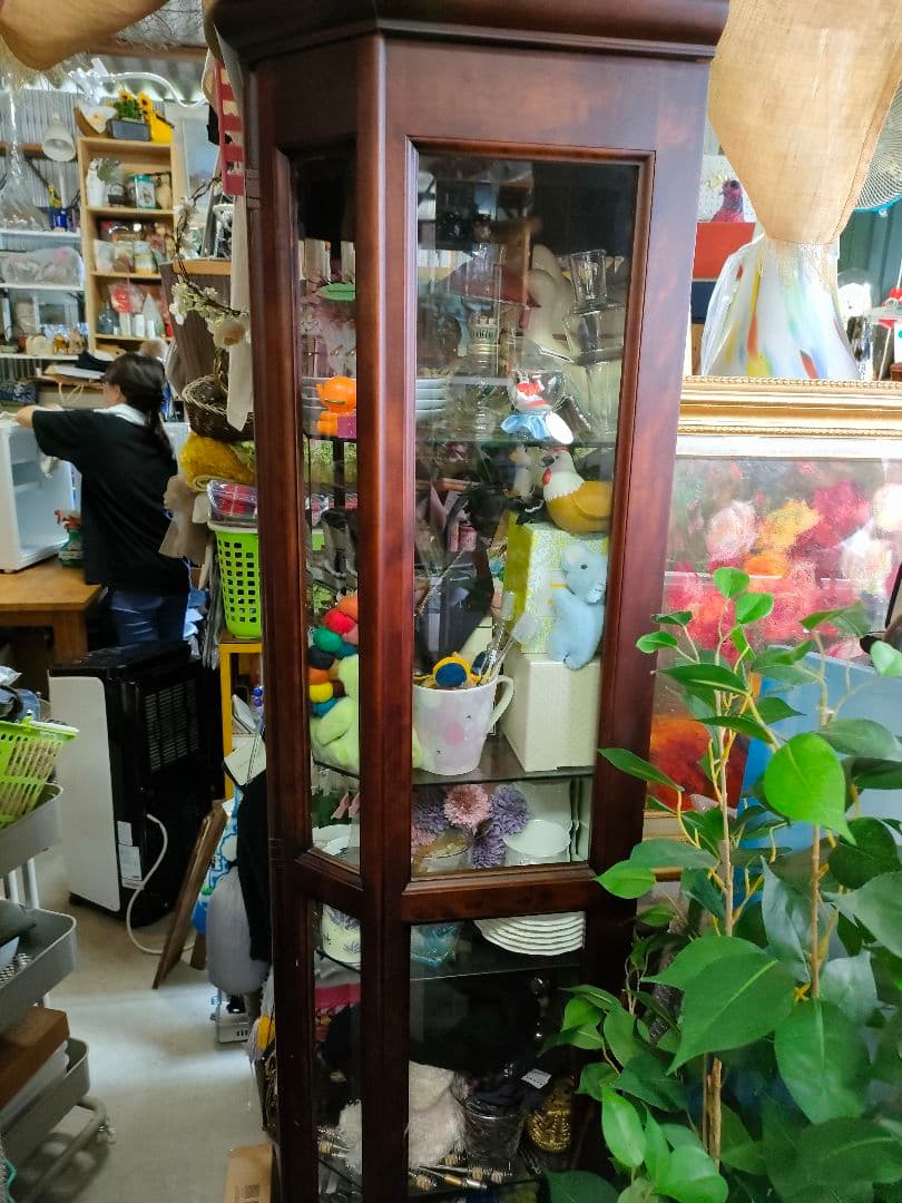 美品　ヴィンテージ　キャビネット　ガラスケース