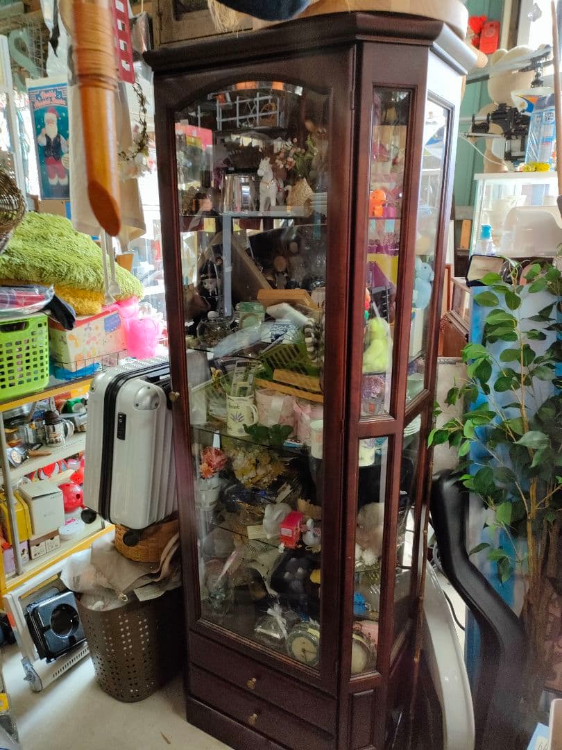 美品　ヴィンテージ　キャビネット　ガラスケース