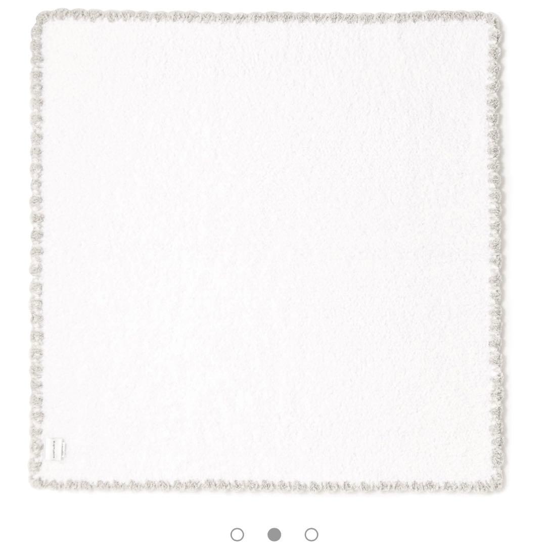 カシウエア kashware ベビーブランケット トリム ホワイト/ミスト