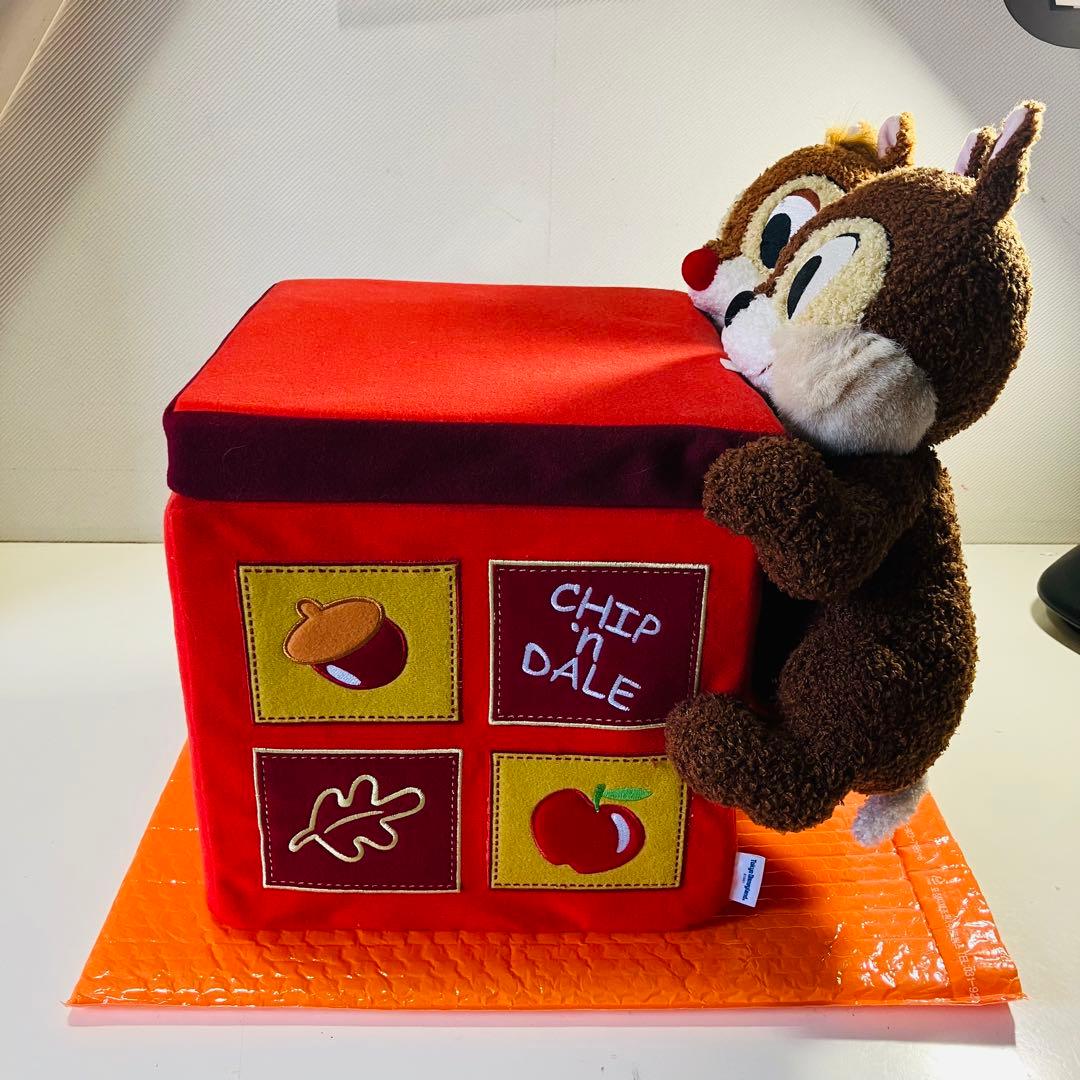 値引交渉対応【レア商品】リゾート限定 チップとデール 収納 ボックス スツール